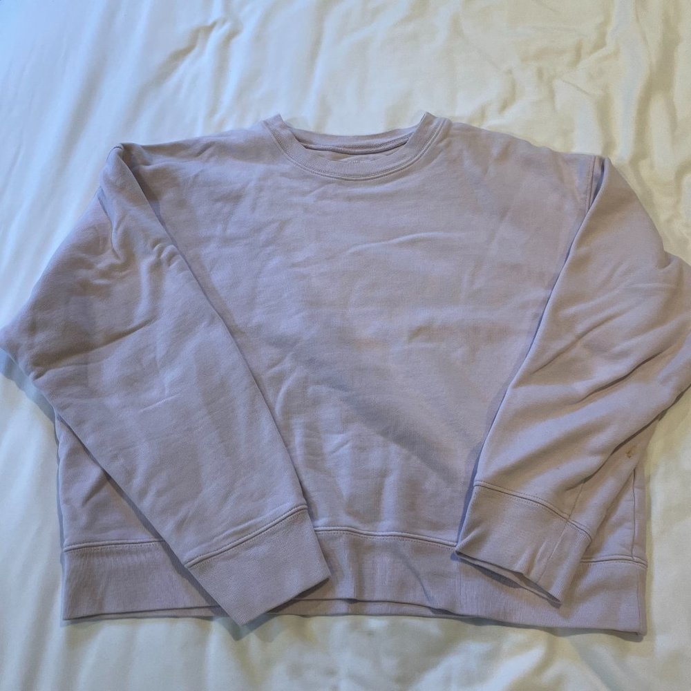 Girlfriend Collective 50/50 Cropped Sweatshirt